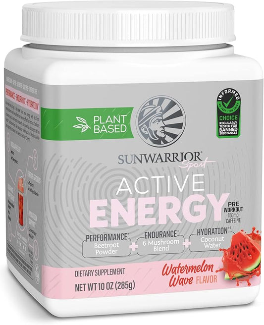 Sunwarrior Plant-based Preworkout Powder Hydration Blend 30 Servings