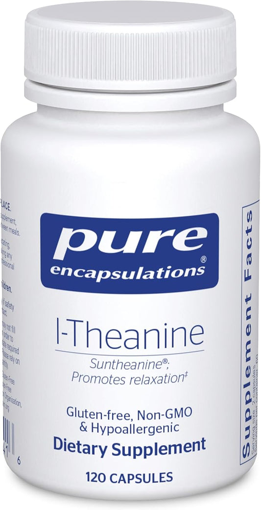 Pure Encapsulations L-Theanine 120 Capsules
