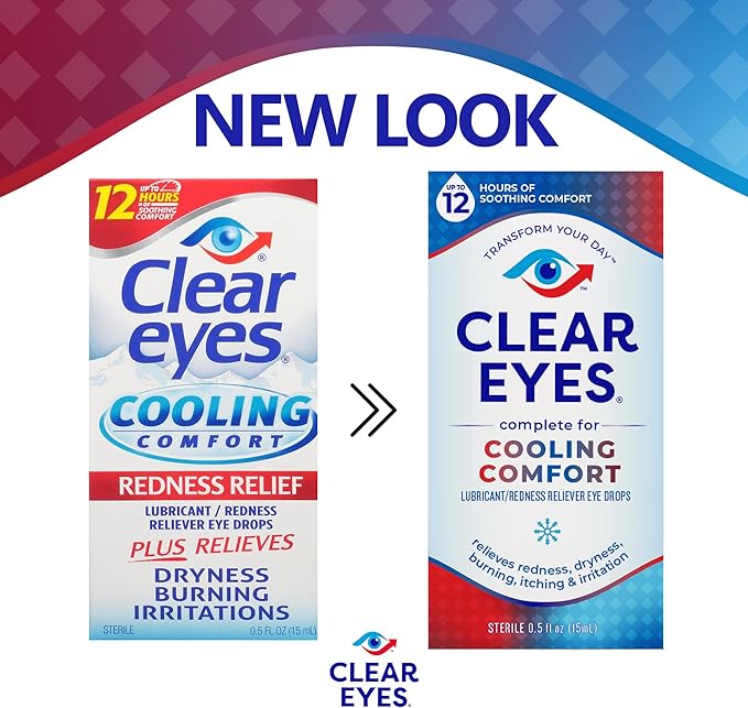 Clear Eyes Cooling Comfort Relief Eye 0.5 Fl 2)