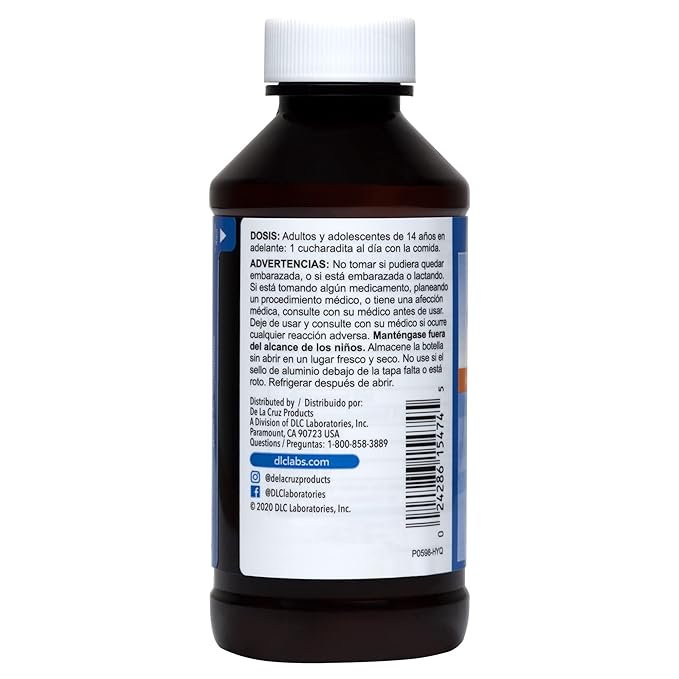 De La Cruz Cod Liver Oil Liquid 4 FL (118 mL)