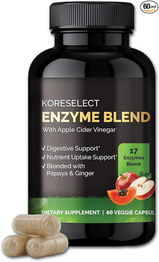 17 Enzyme Blend for Digestive Gut 60 Capsules