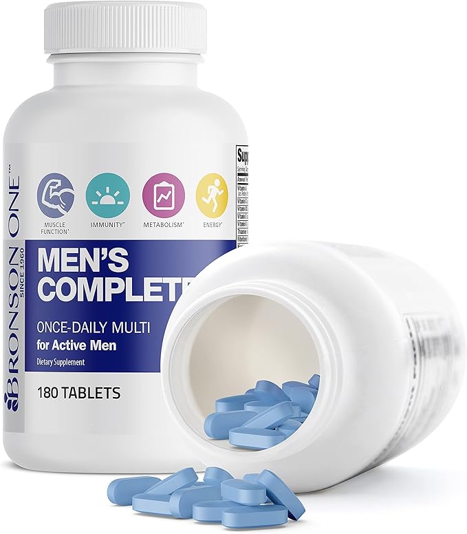 Bronson ONE Daily Men’s Complete Multivitamin 180 Tablets