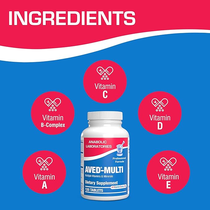 Daily Multivitamin for Men and Women 120 AVED