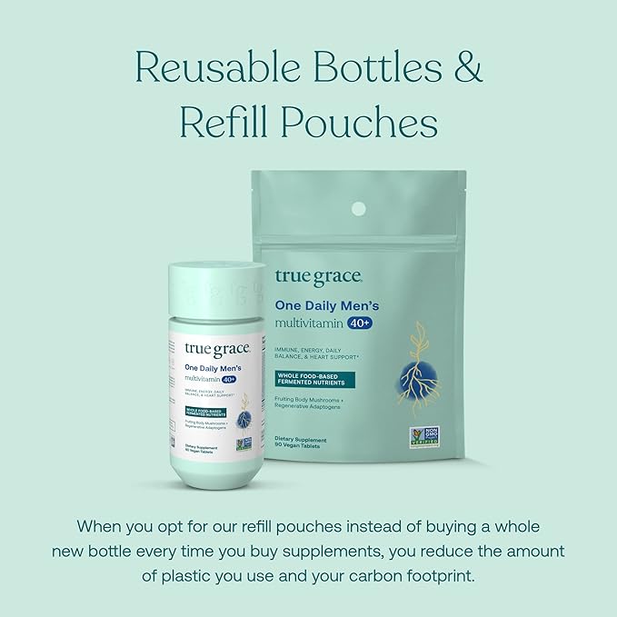 True Grace Men's 40+ One Daily 60 Vegan
