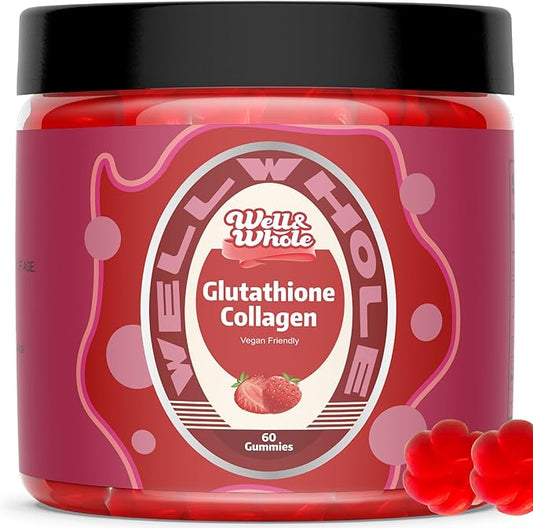 Well&Whole Glutathione Collagen Glow Gummies, Glow 60 Counts