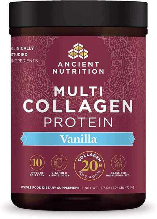 Ancient Nutrition Hydrolyzed Collagen Peptides Powder 45 Servings, 16.7oz