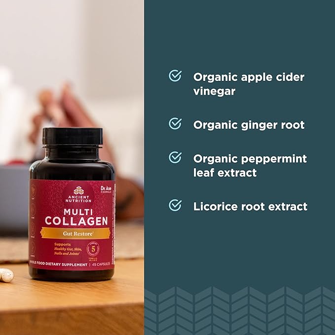 Collagen Pills with Probiotics for Gut 90 Ct,