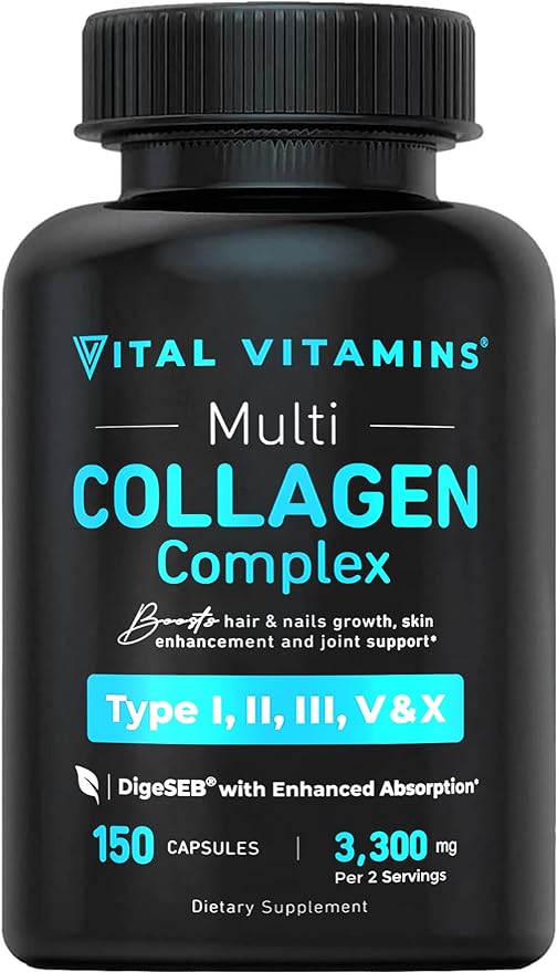 Vital Vitamins Collagen for Women & Men 150 Capsules