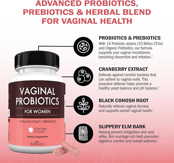 16in1 Vaginal Probiotics for Women (10 30 capsules