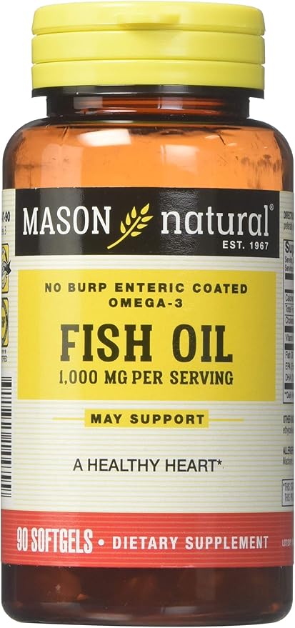 Fish Oil 1000 Mg No Burp 90 Ea
