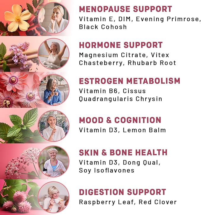 20-in-1 Menopause Supplements for Women