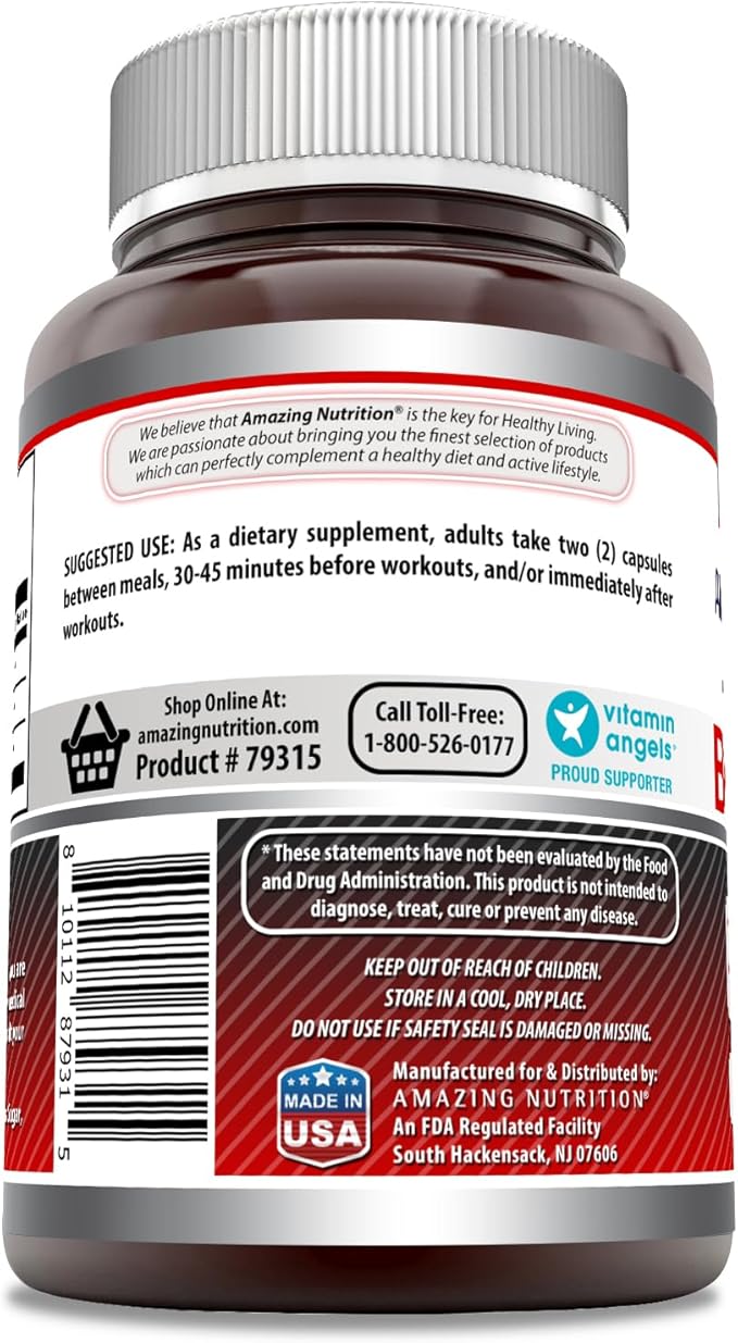 Amazing Formulas BCAA 2:1:1 1000 Mg (1 Pack, 250 Count)