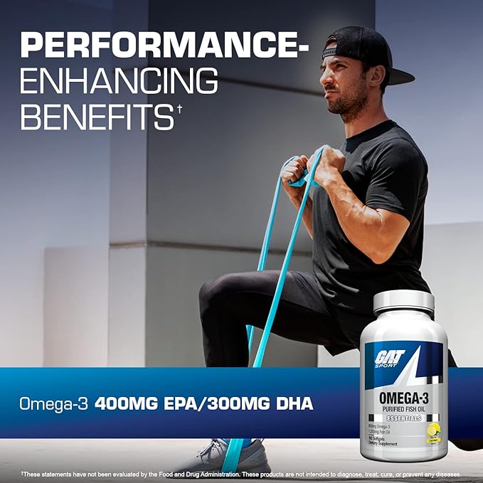 GAT Sport Essentials Omega-3 Purified Fish 90 Softgels