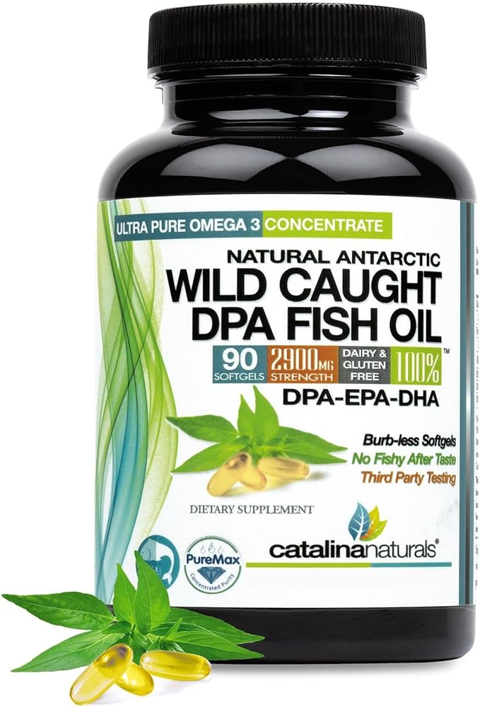 Wild Caught Omega-3 DPA Fish Oil 2900 mg 90 SoftGels