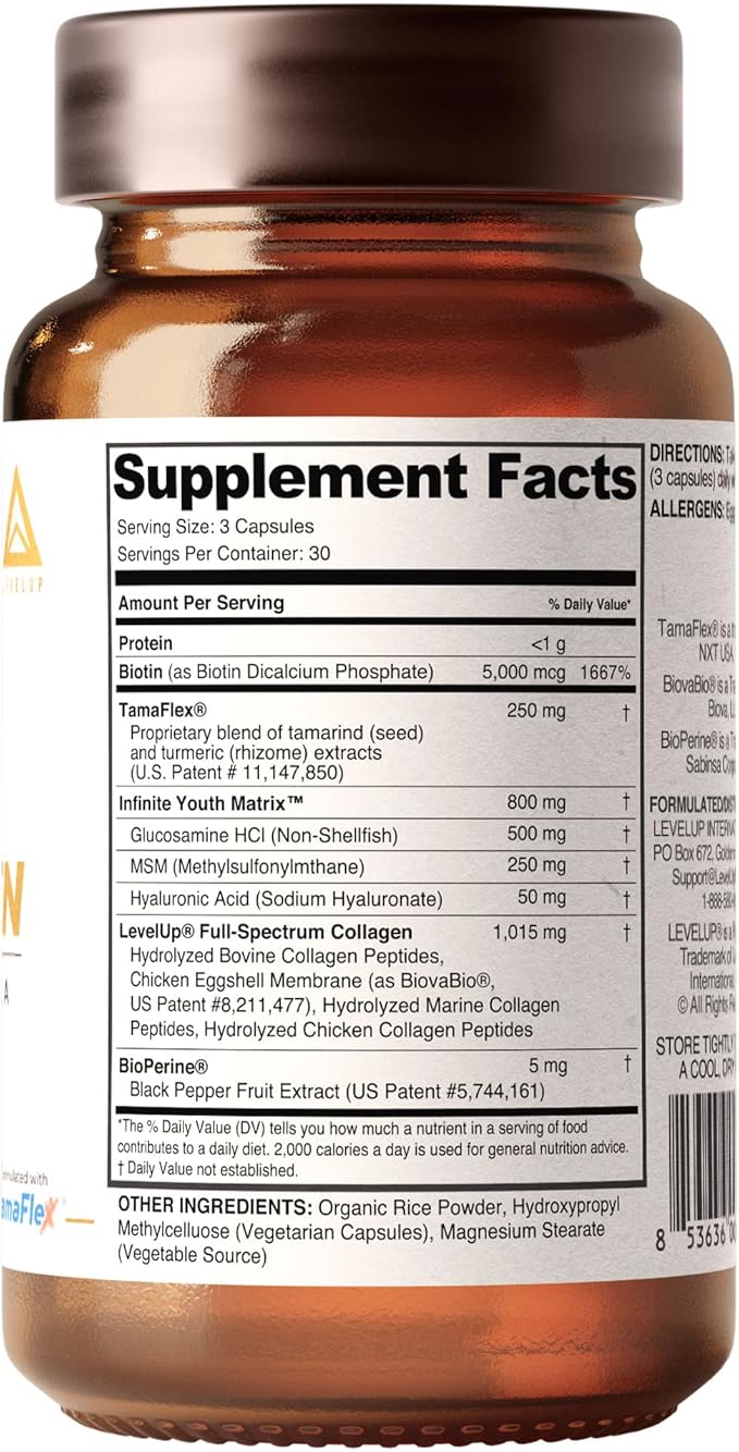 Multi Collagen Capsules: Fortified with TamaFlex®,