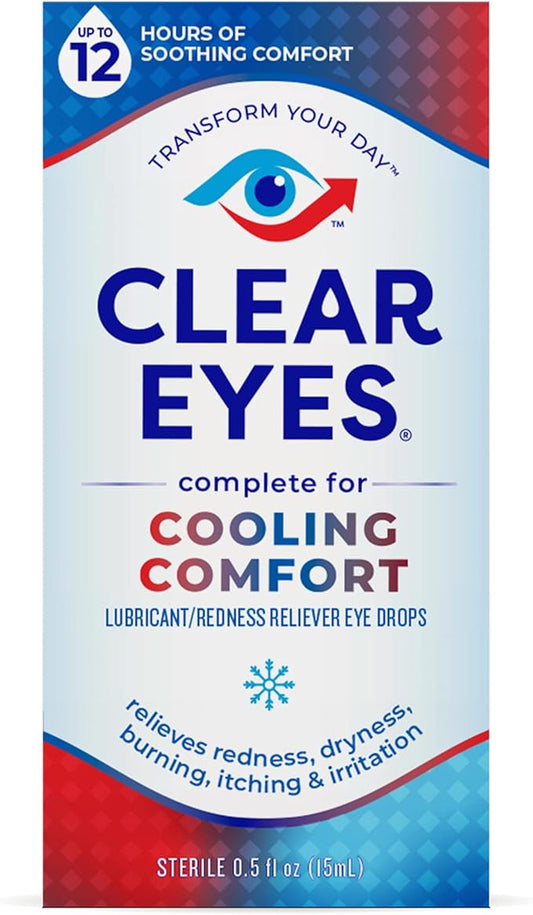 Clear Eyes Cooling Comfort Relief Eye 0.5 Fl