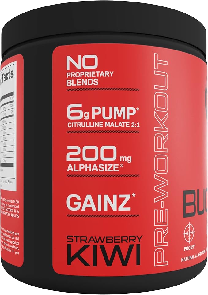 Bucked Up Pre Workout 6 Grams 2 Grams