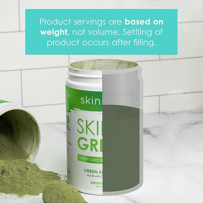 SkinnyFit Skinny Greens, Green Juice Superfood 30 Servings