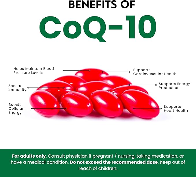 Zaytun CoQ10 Highly Absorbable, Heart Health 60 Mini