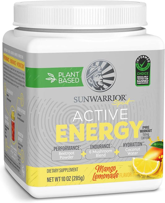 Sunwarrior Plant-based Preworkout Powder Hydration Blend 30 Servings