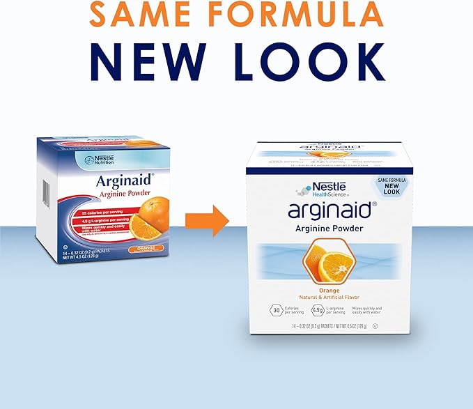 Arginaid Orange, 0.32 Ounce (Pack of 56)
