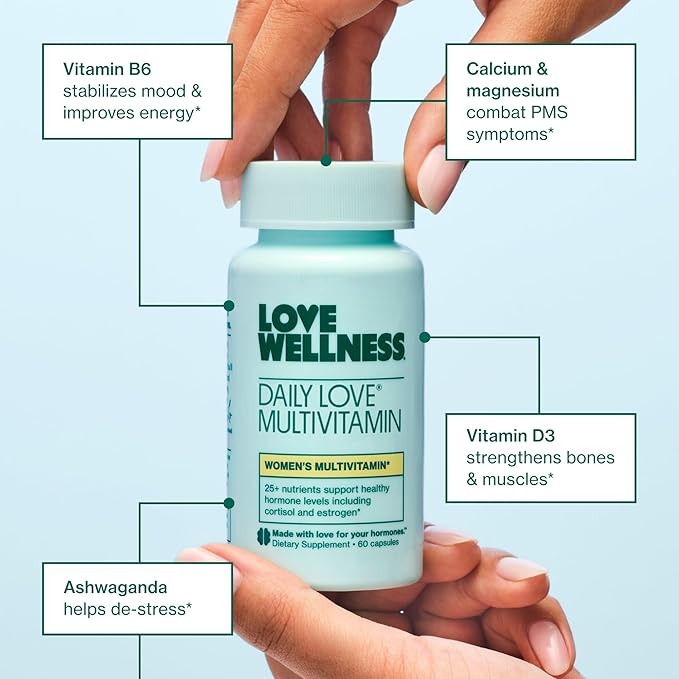 Love Wellness Daily Love Multivitamin for Women 60 Count