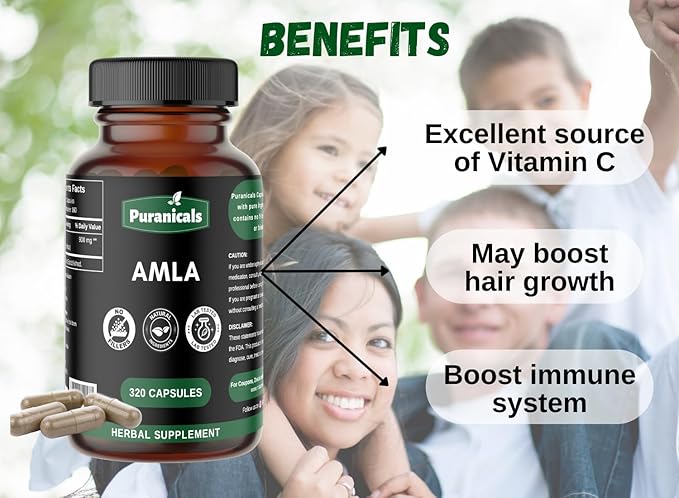Amla Premium 320 Capsules Boosts Immunity 900 mg