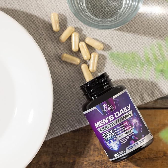 Premium Multivitamin for Men B12, Zinc, 60 Multivitamin