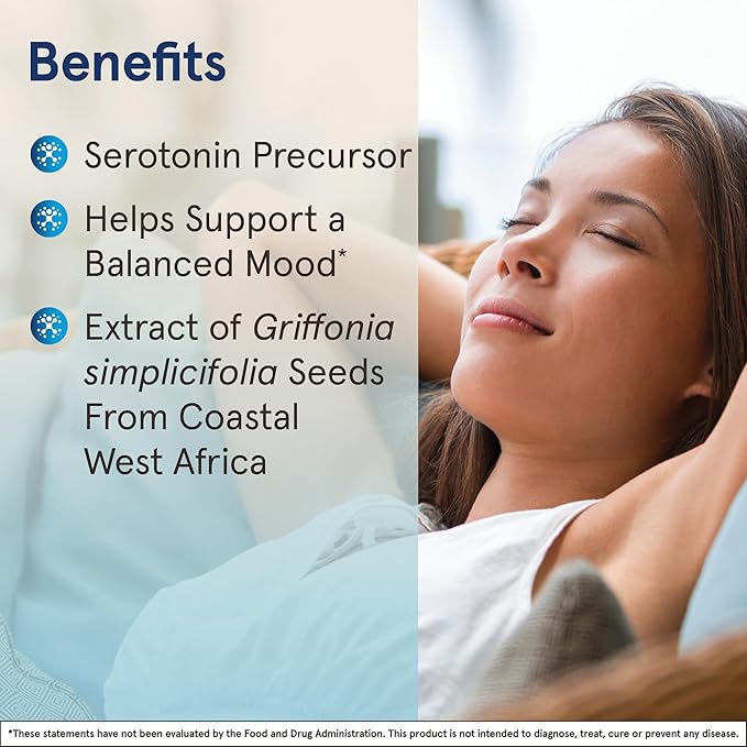 Jarrow Formulas 5-HTP, 100 mg, Serotonin 90 Veggie 90 Day