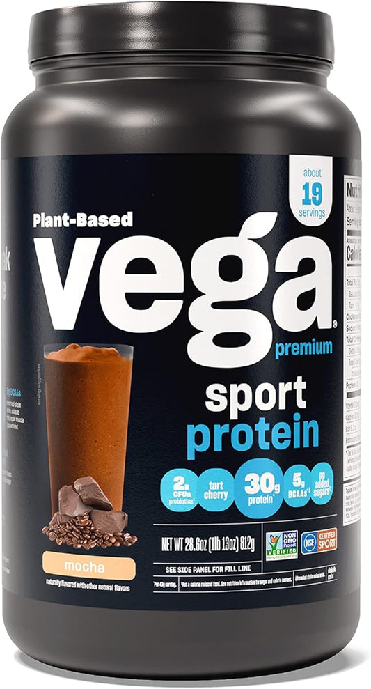 Vega Premium Sport Protein Mocha Protein 28.6 oz