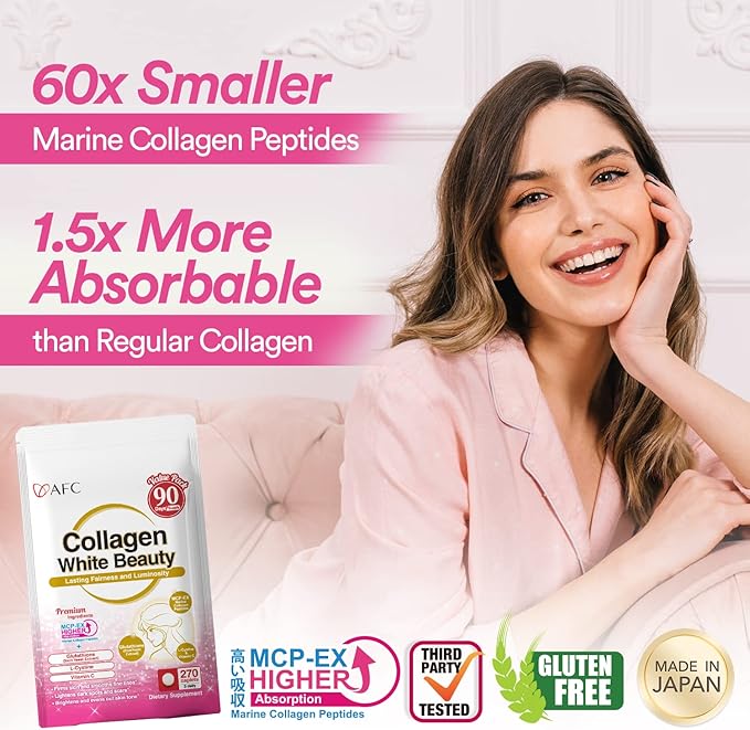 AFC Japan Collagen White Beauty 1.5X Better 90 Days