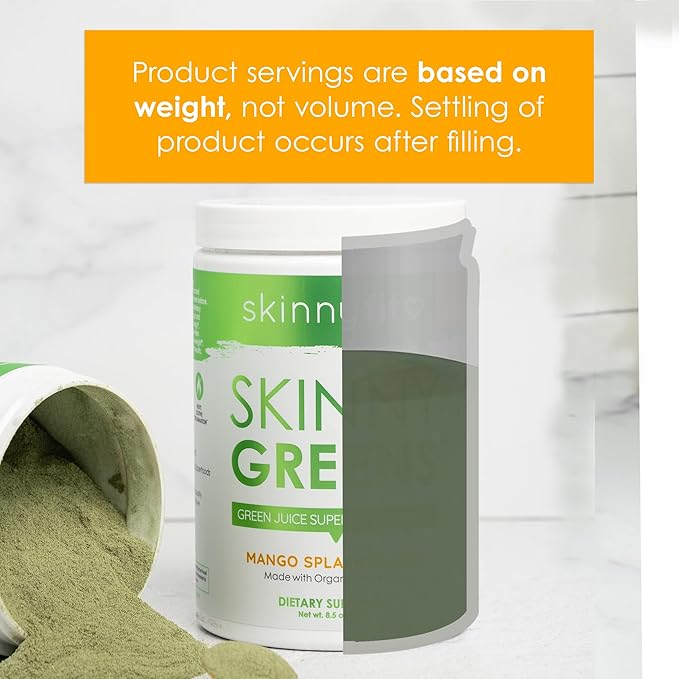 SkinnyFit Mango Splash Skinny Greens, Green 30 Servings