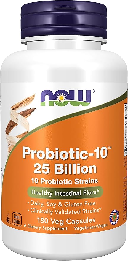 NOW Foods, Probiotic-10™, 25 Billion, 10 Probiotic 180 Veg