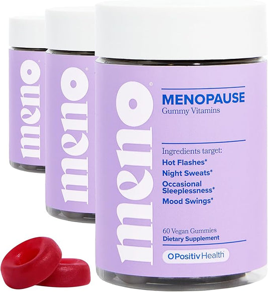 MENO Gummies for Menopause, 30 Servings 3) - KSM-66 -