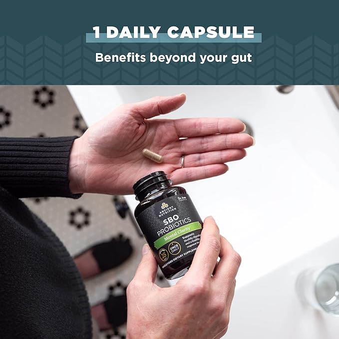 Probiotics for Mental Clarity by Ancient 30Ct, Helps 25 Billion