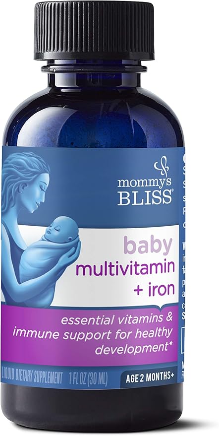 Mommy's Bliss Baby Multivitamin + Iron, 2 Months+, 30 ml,