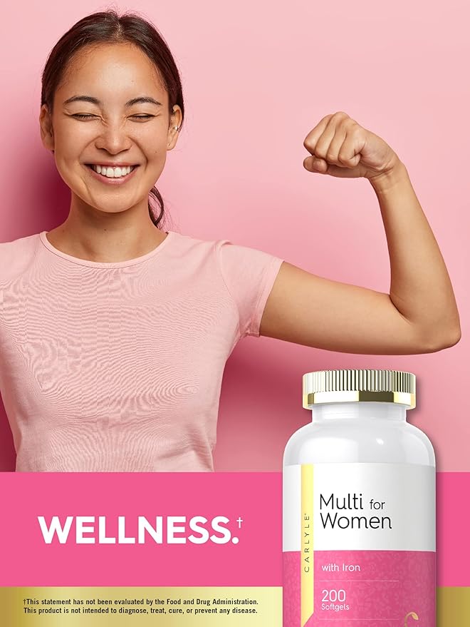Carlyle Multivitamin for Women with Iron 200 Softgel