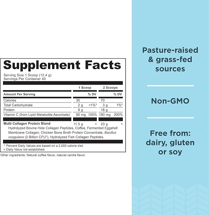 Ancient Nutrition Hydrolyzed Collagen Peptides Powder, 40 Servings, 17.5 oz