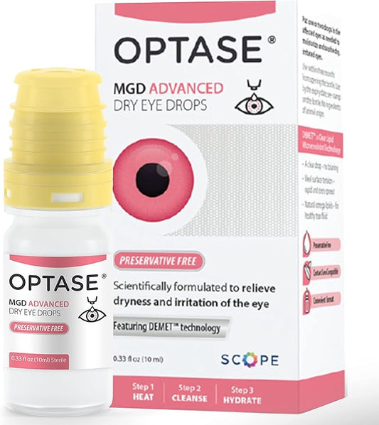 OPTASE MGD Advanced Dry Eye Drops .33 fl 300 Drops