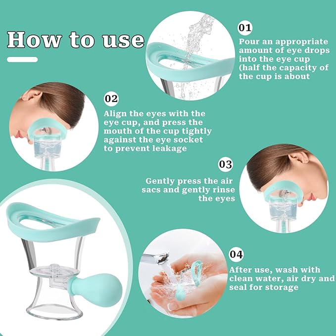 Eye Wash Cup,Silicon Eye Wash Kit