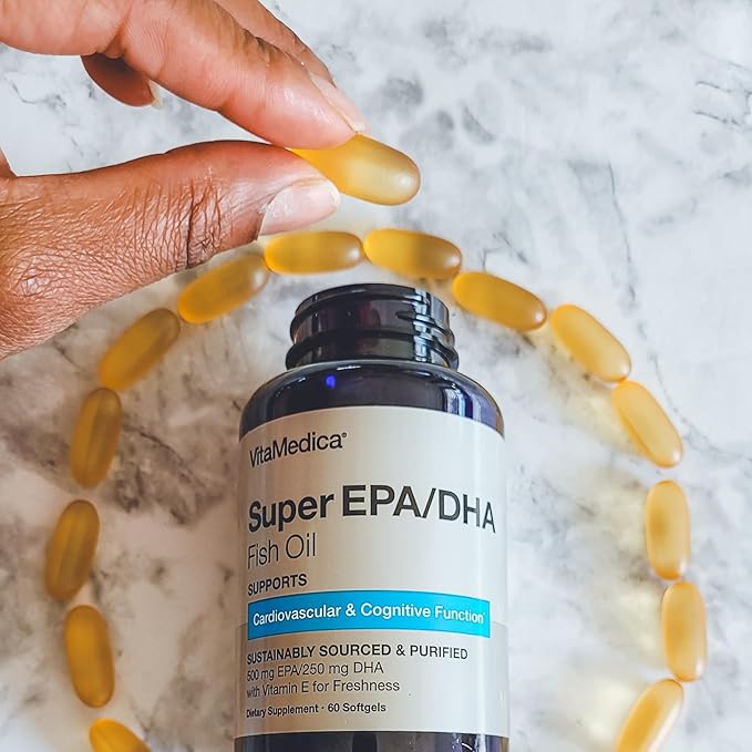 High-Potency, Super EPA/DHA Fish Oil 750mg Omega-3 Fatty