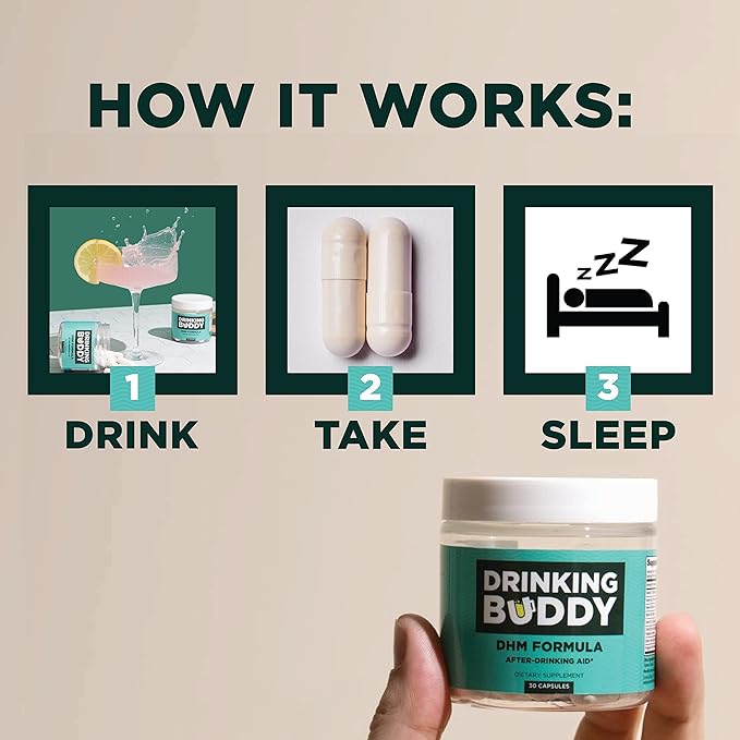 (3pack, After-Drinking Aid with DHM, Prickly
