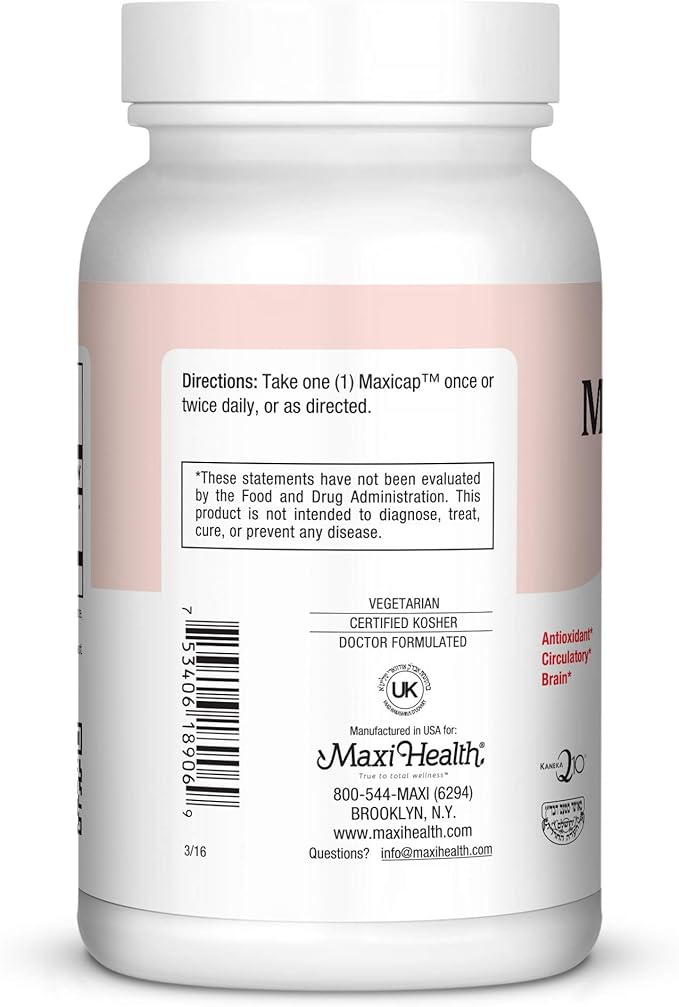 Maxi Health Co Q 60, 60 60-Count