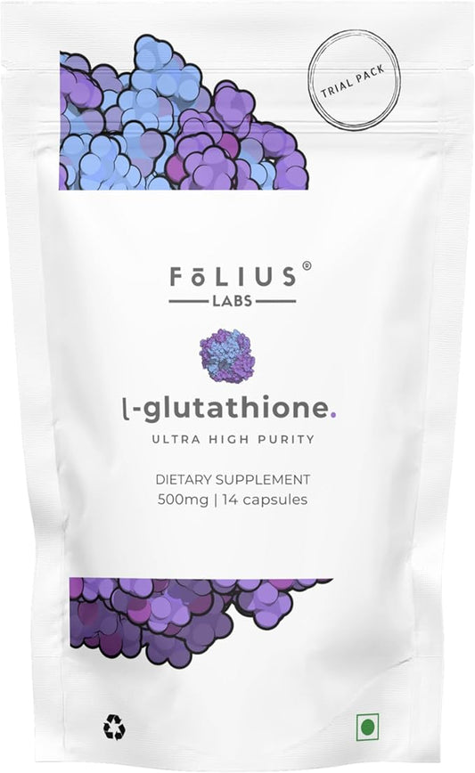 Ultra High Strength L-Glutathione 98% Supplement 500mg Concentrated (1 Week