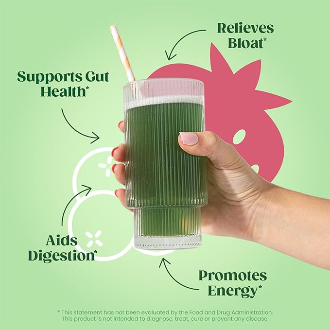 Bloom Nutrition Superfood Greens Powder, Digestive 60 SVG,