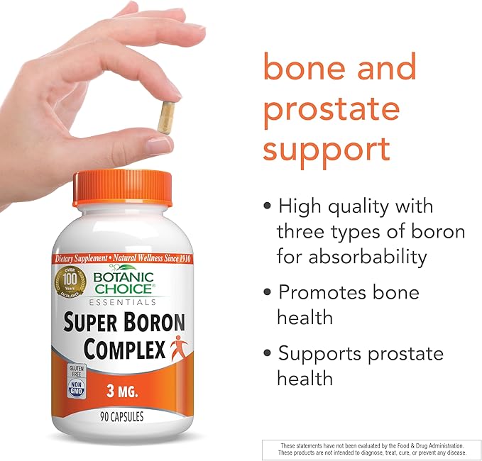 Botanic Choice Super Boron Complex (3mg) 3 Forms 2 Pack
