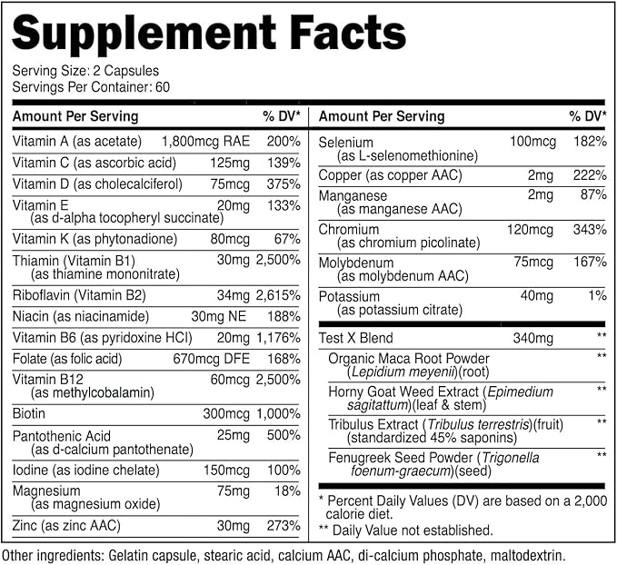 Primaforce Multivitamin for Men Capsules [120 caps]