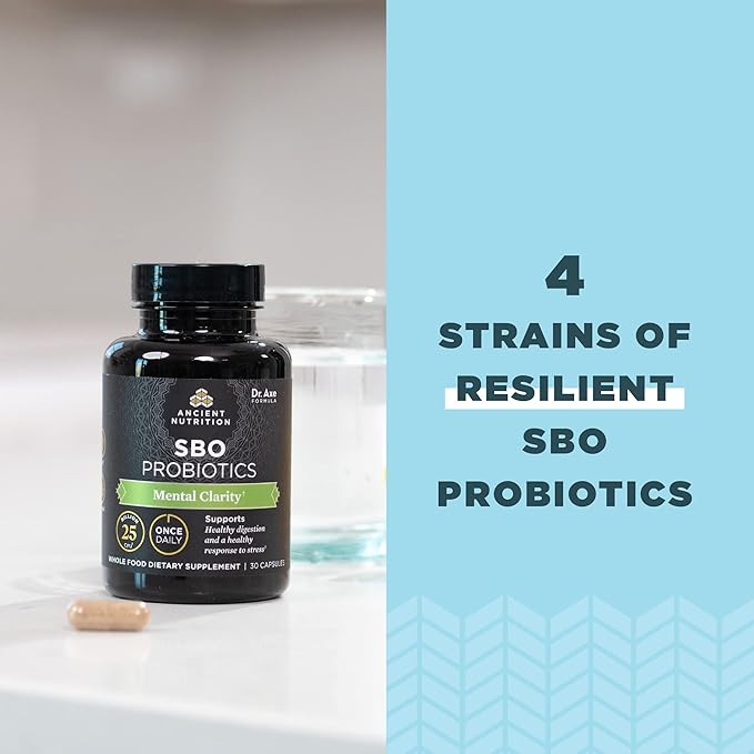 Probiotics for Mental Clarity by Ancient 30Ct, Helps 25 Billion