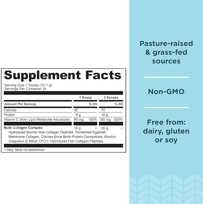 Ancient Nutrition Hydrolyzed Collagen Peptides Powder 24 Servings, 8.6oz