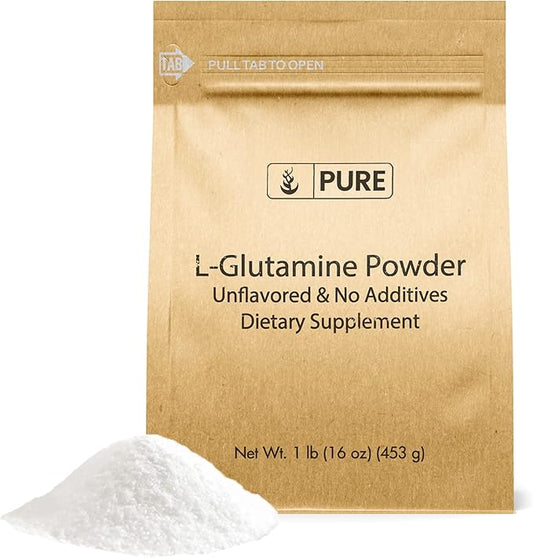 Pure Original Ingredients L-Glutamine (1lb) Alpha-Amino